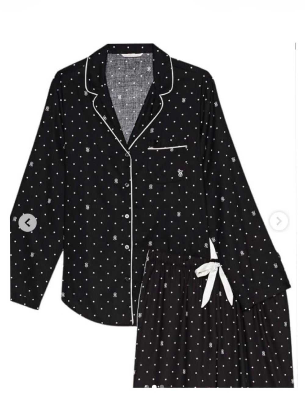 Victorias sect polka dot pajama
